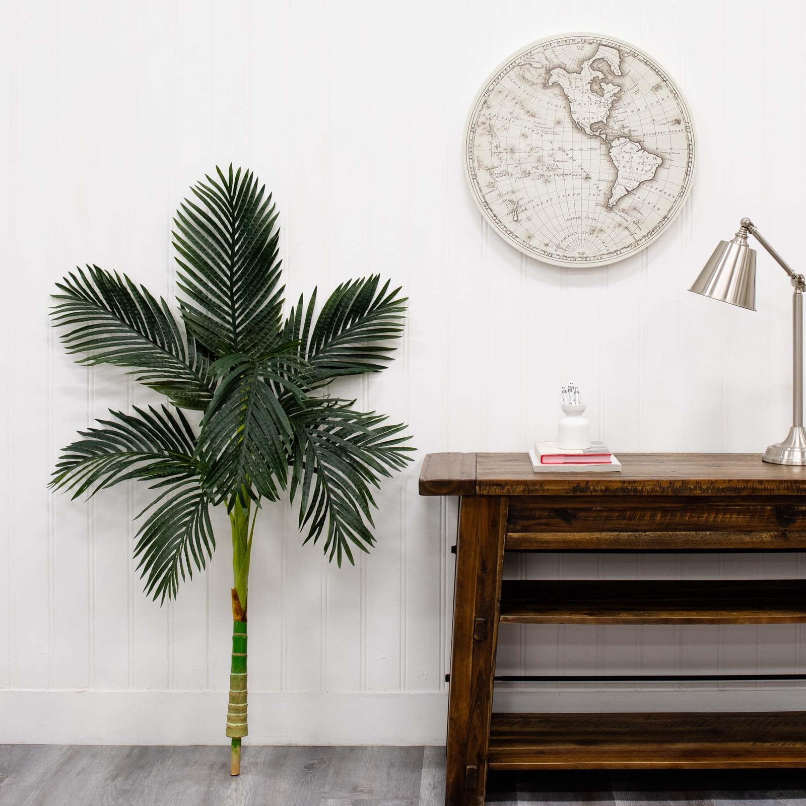 Nearly Natural 5Ft. Artificial Golden Cane Palm Tree No Pot T4317 gallery
