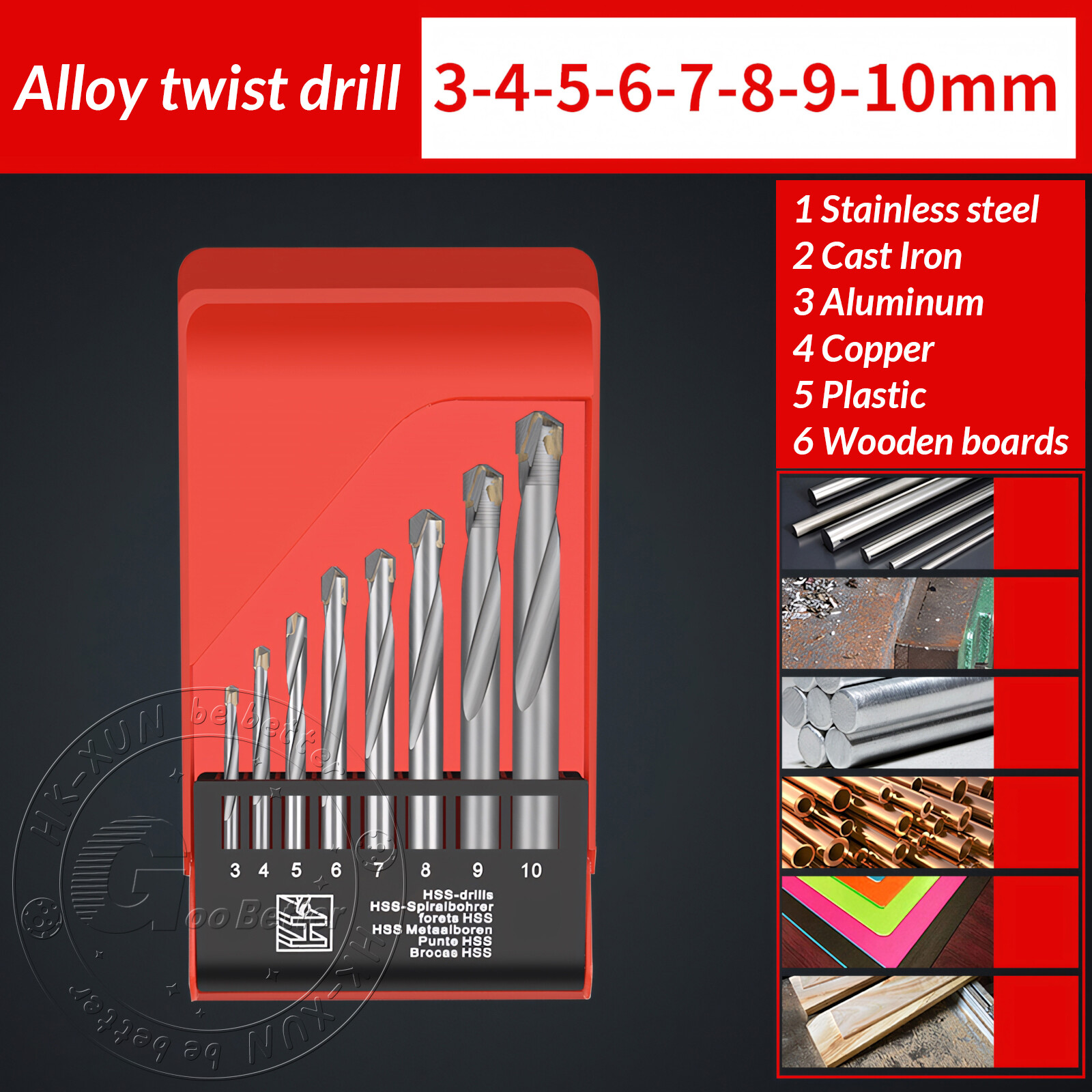 Stainless Steel Solid Carbide Carbide Tip TCT Drill Bits Twist 3mm-16mm gallery