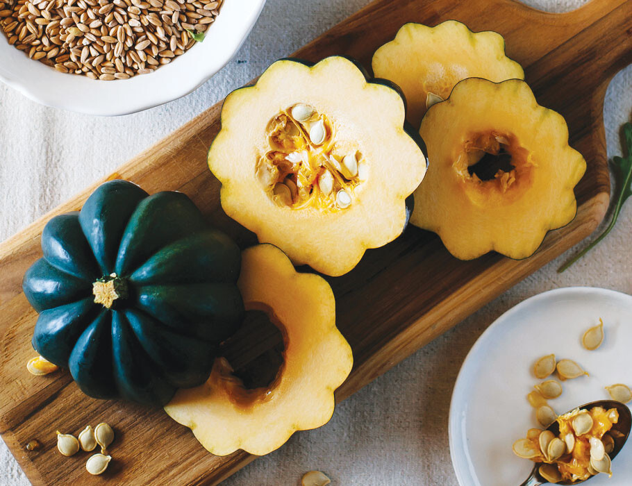 65+ TABLE QUEEN ACORN WINTER SQUASH SEEDS FRESH FOR GARDENS gallery
