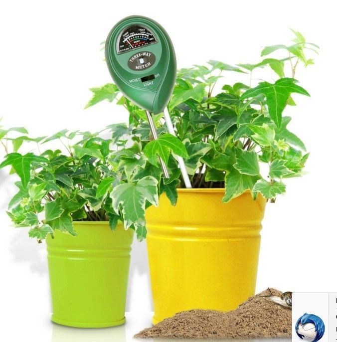 3 in 1 Digital PH Tester Sunlight Soil Moisture Meter Detector Plant Garden US gallery