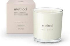 Method Premium Soy Candle – Violet + Lavend, 14 oz | 2 Wick, Up to 50 Hours Burn