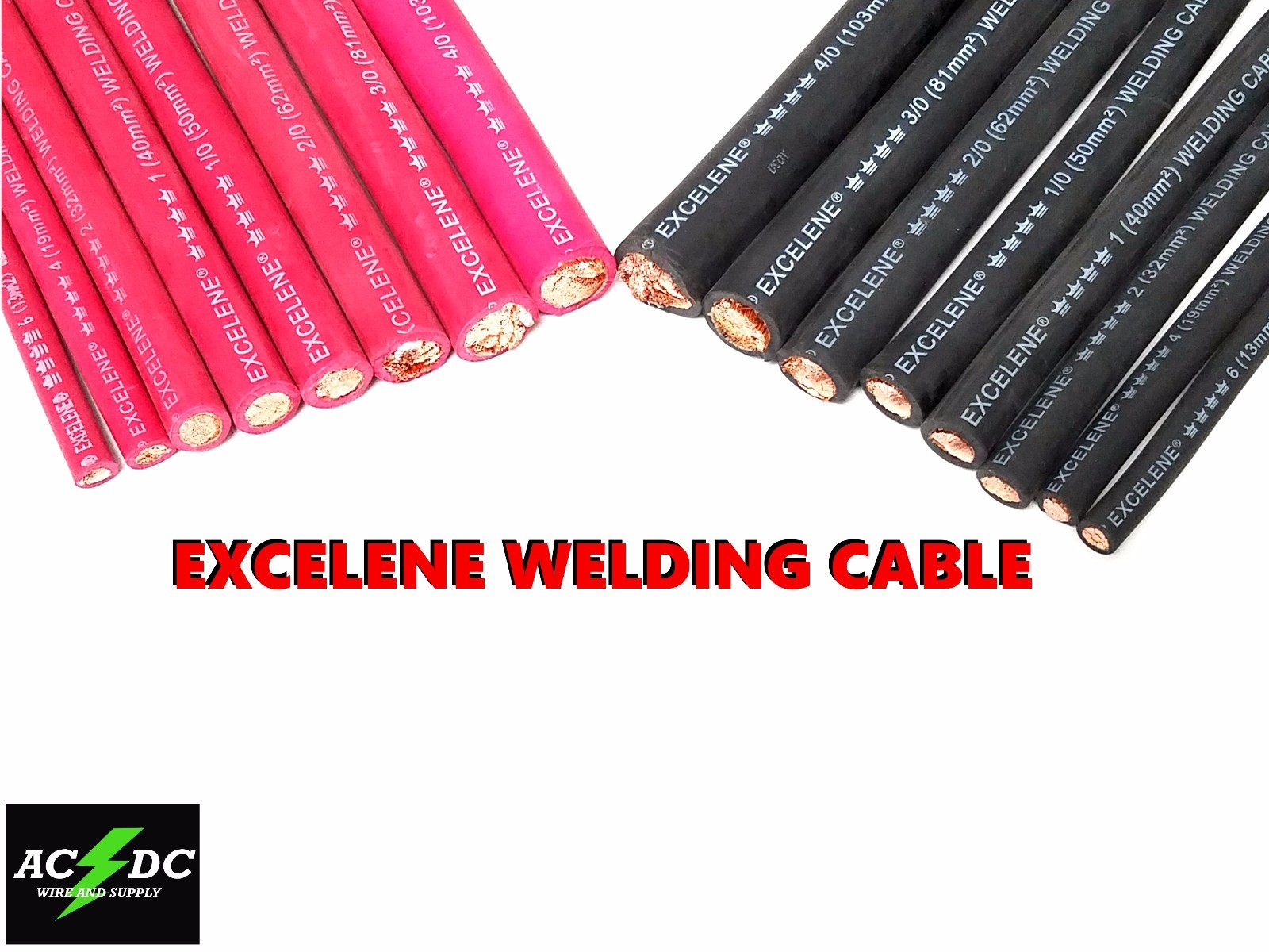 Excelene Battery and Welding Cable Copper 4/0 TO 6 Gauge AWG Size By the Foot gallery