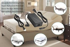 Adjustable Bed Power Adapter 3 Piece Kit for Tempur-Pedic Ashely Ergo Extend