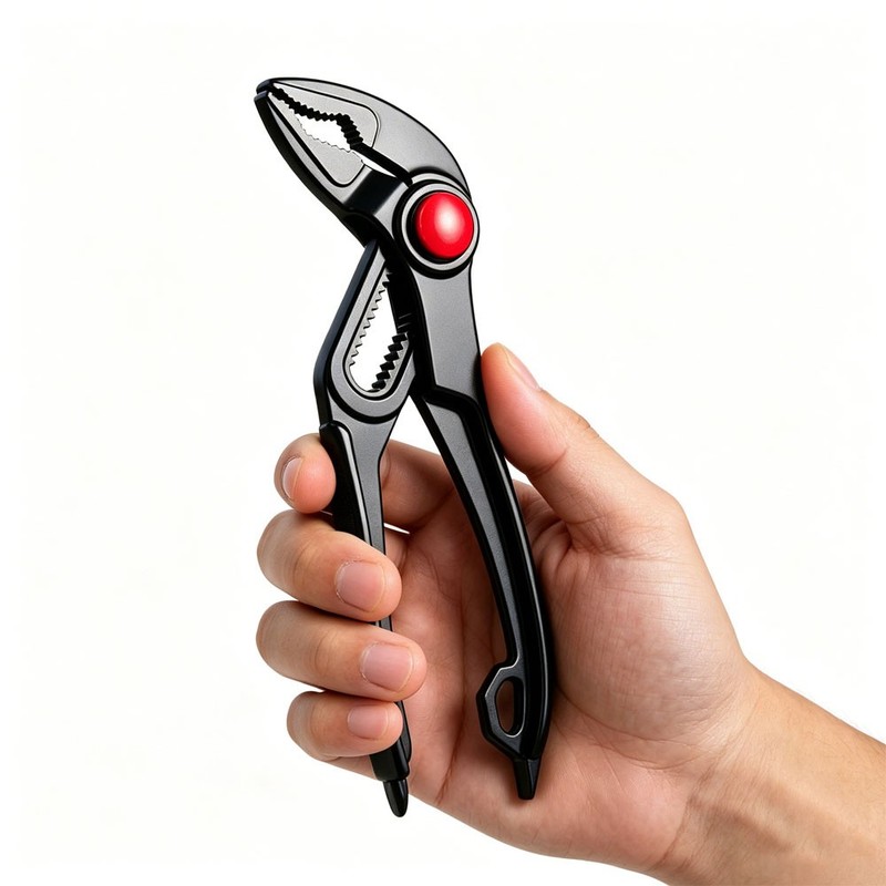 Mini Water Pump Plier 4-Inch Groove Joint Pliers w/15-Position Push-Lock GN gallery