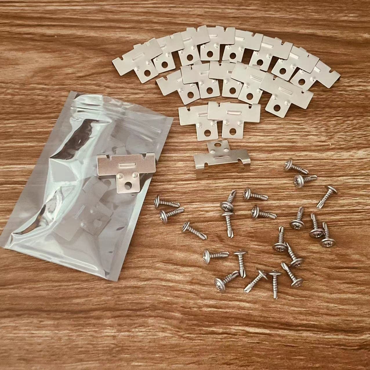 20 Pack Recessed Light Clips for Retrofitting, Torsion Spring Use, Fits 5-6" Can gallery