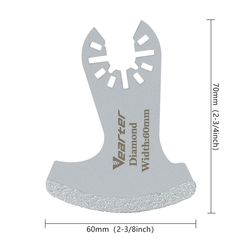 3X Oscillating Multi Tool Blade Diamond Saw Blades Set For Mortar Grout Removal gallery