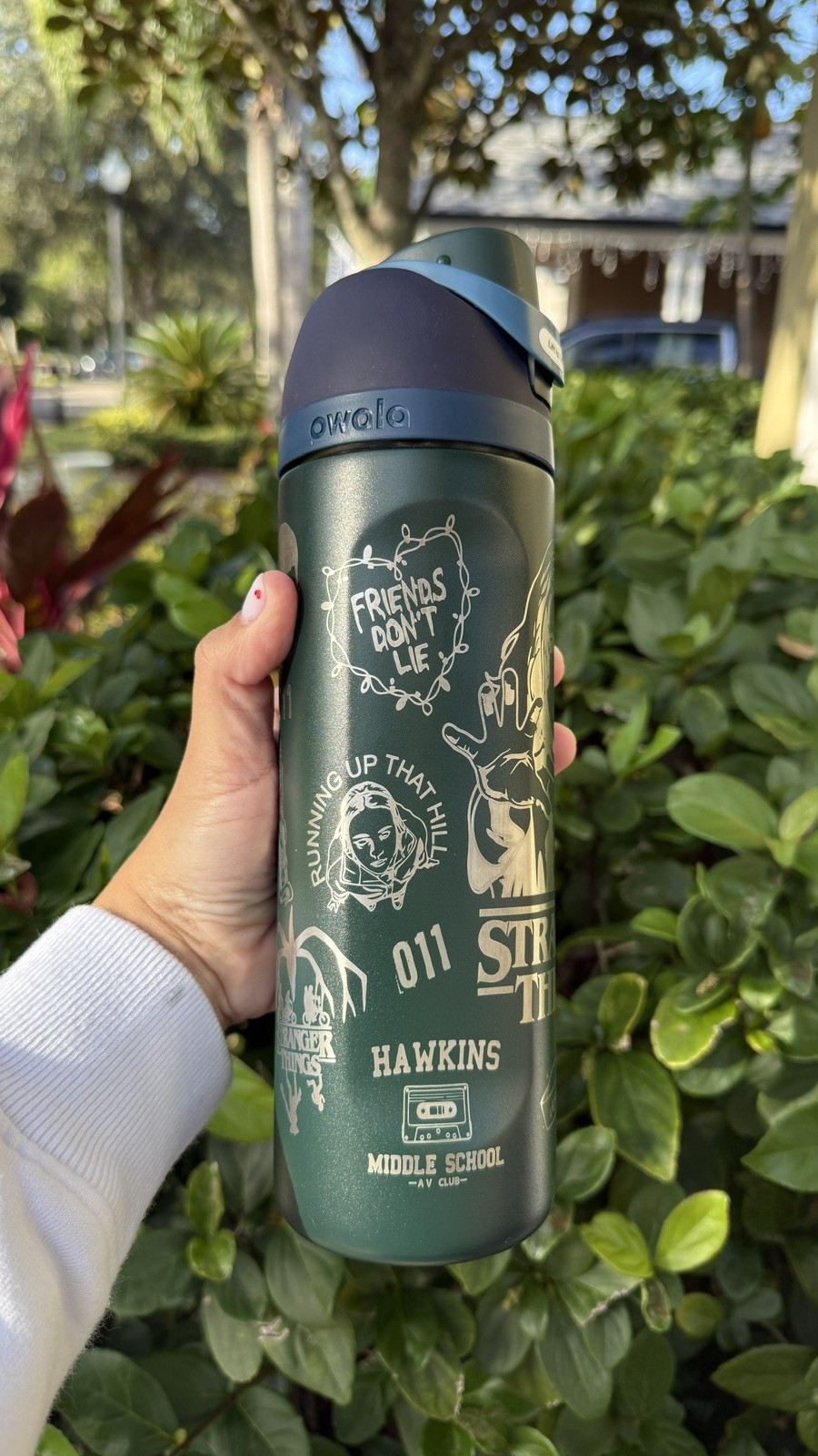 Stranger Things Owala FreeSip 24oz Custom Laser Engraved Bottle Stainless Steel gallery