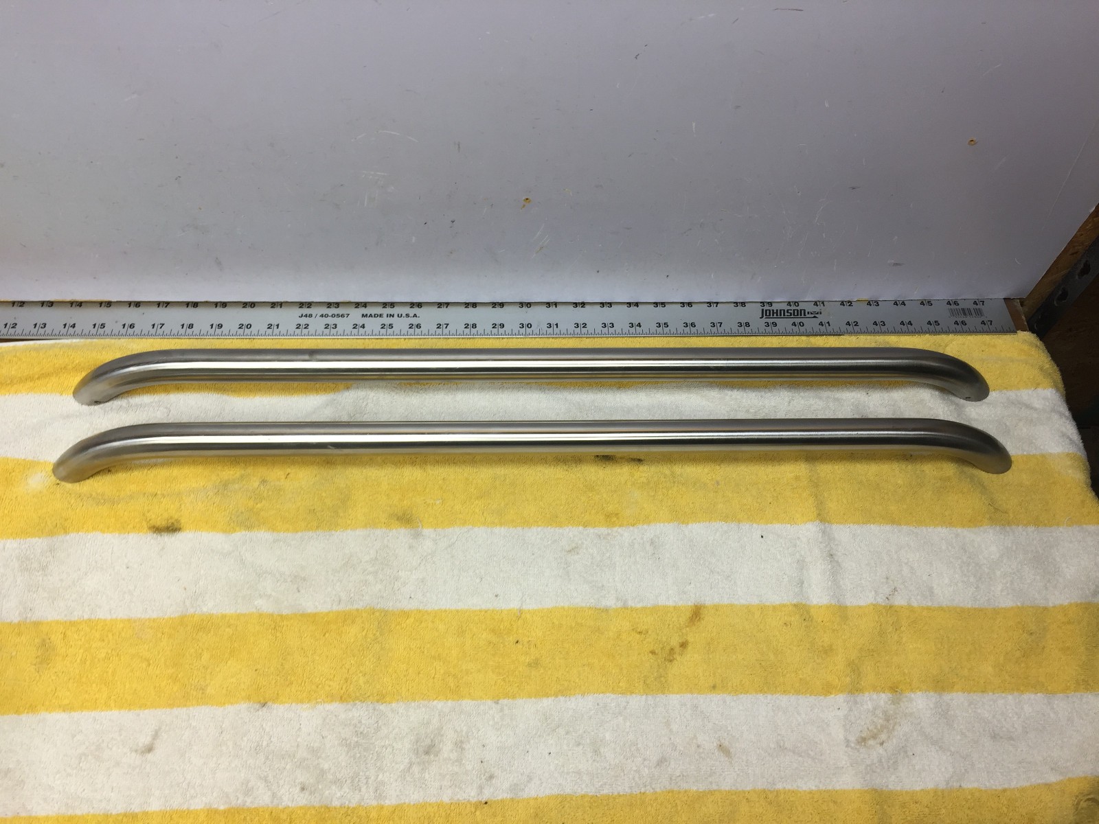 Genuine Refrigerator GE Door Handle SET Part#WR12X10744 free shipping gallery