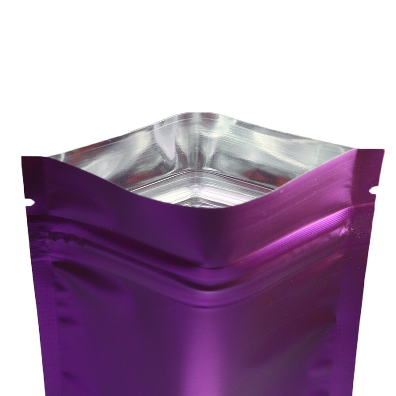 Matte Purple Barrier Resealable Snack Storage Bags Gram Oz Eighth Quarter Sizes gallery