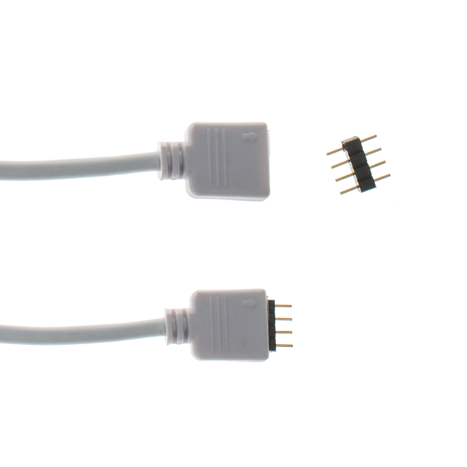 1M 2.5M 5M 4Pin Extension Connector Cable Cord For RGB LED Strip Light 5050 3528 gallery