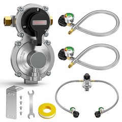 2-Stage Automatic Changeover LP Propane Gas Regulator RV Propane Regulator