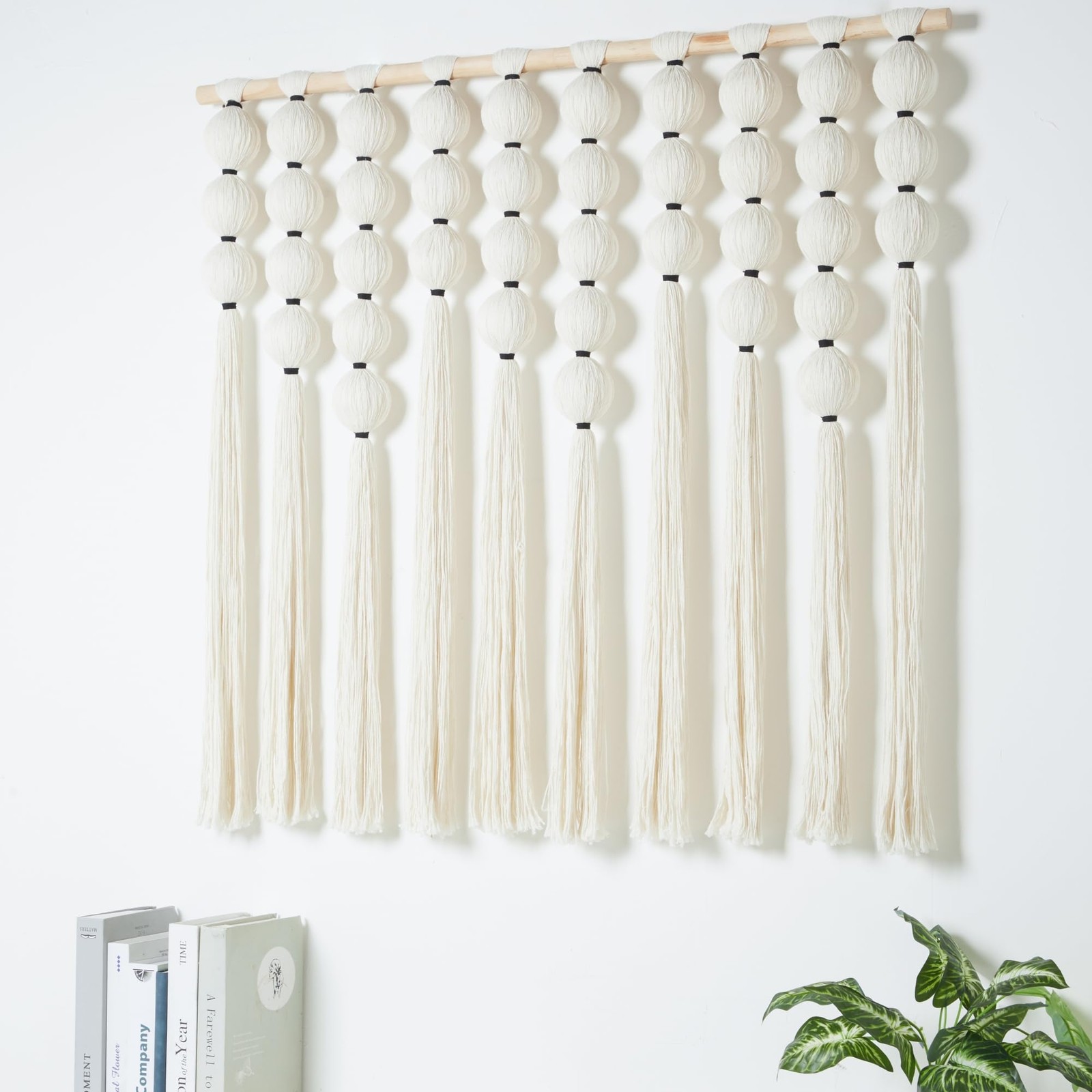 RUIZHIXUAN Large Macrame Wall Hanging Macrame Ball Wall Hangings Tapestry Cot... gallery