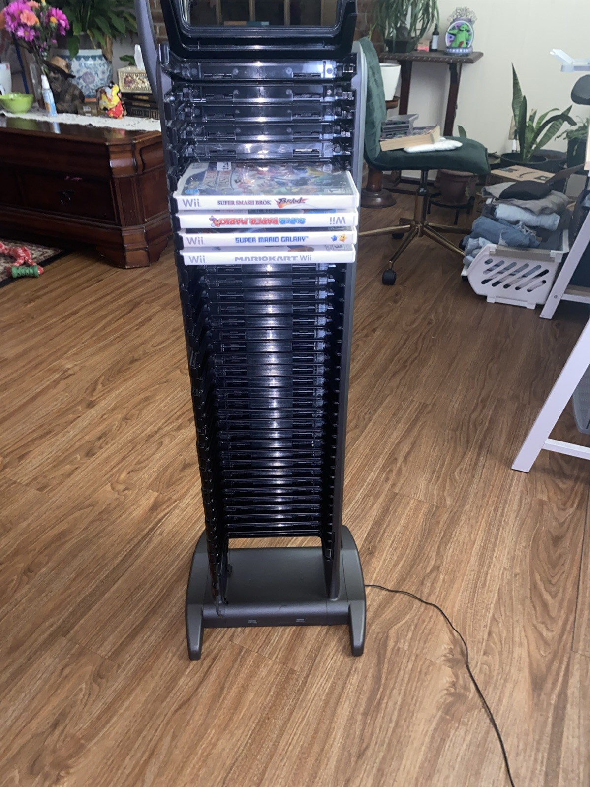 Sharper Image DVD Power Tower 80 Motorized Storage Rack Power Cord And Feet gallery