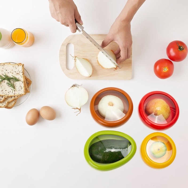4X Fruit And Vegetable Storage Containers Set Reusable And Durable Fruit Storage gallery