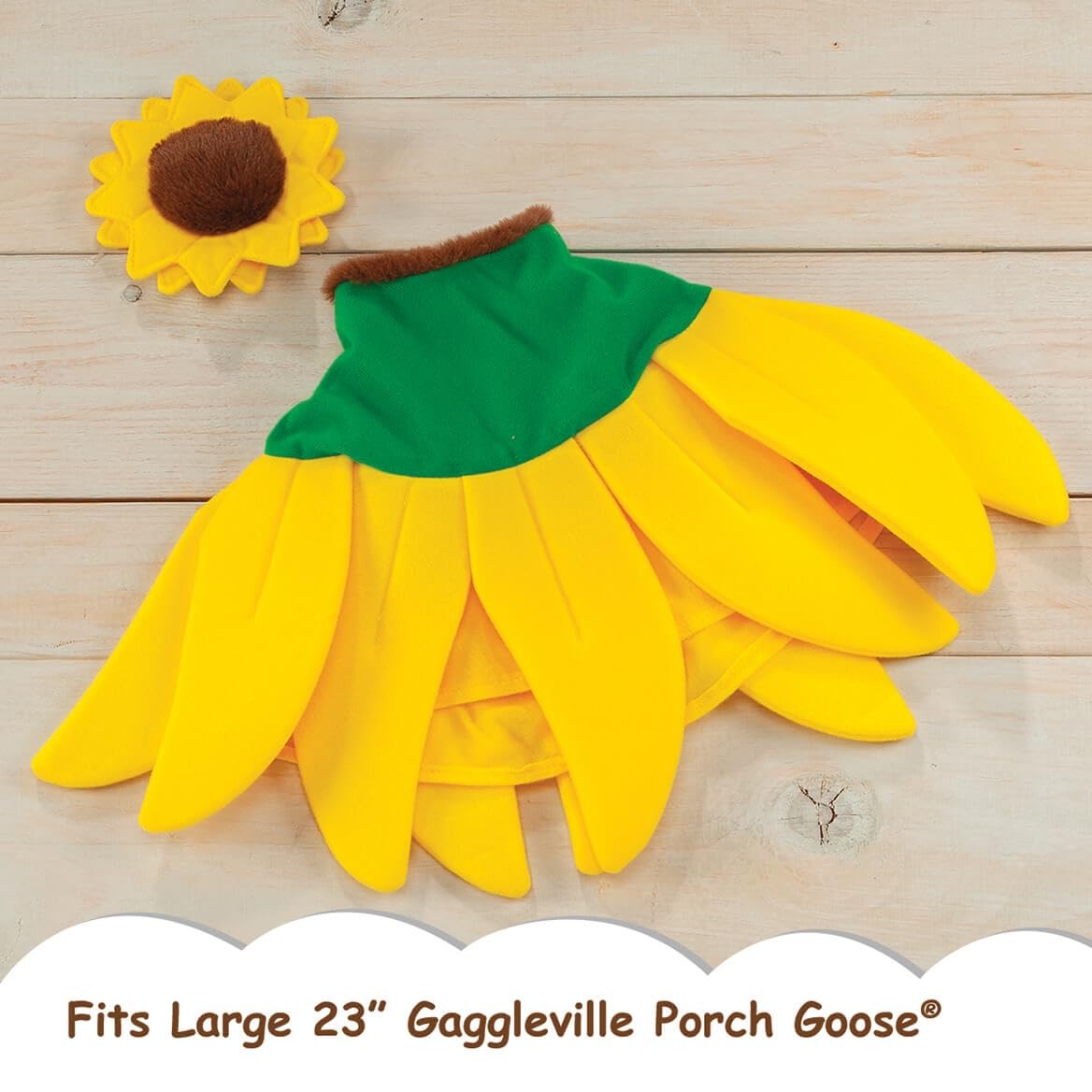 Fox Valley Traders Sunflower Goose Outfit for 23" H Statue gallery