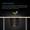 Clone Collars 3-Inch, Net Cup Inserts, 8-Spoke Design, for Hydroponics, 50-Pack gallery