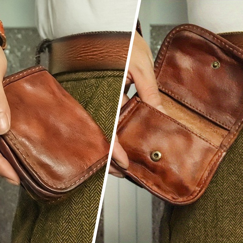 Upgraded Easy to Use Viking Style Genuine Leather Multi-compartment Kilt Sporran gallery
