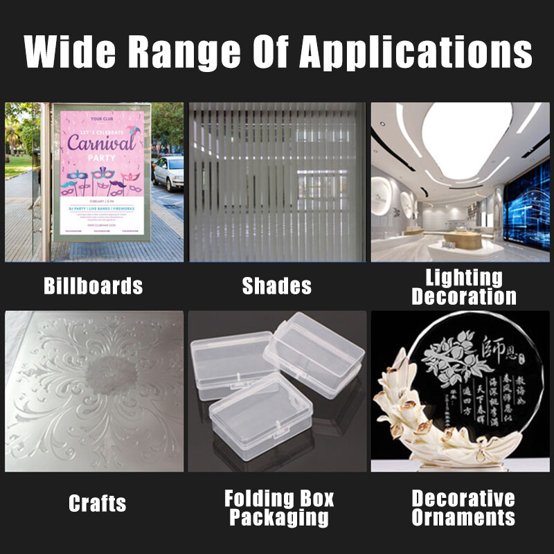 Polypropylene Plastic Thin Sheet PP Sheet Frosted Translucent Thickness 0,3~2mm gallery