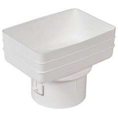 4x6x4 Universal Downspout Tile Adapter- MADE IN USA