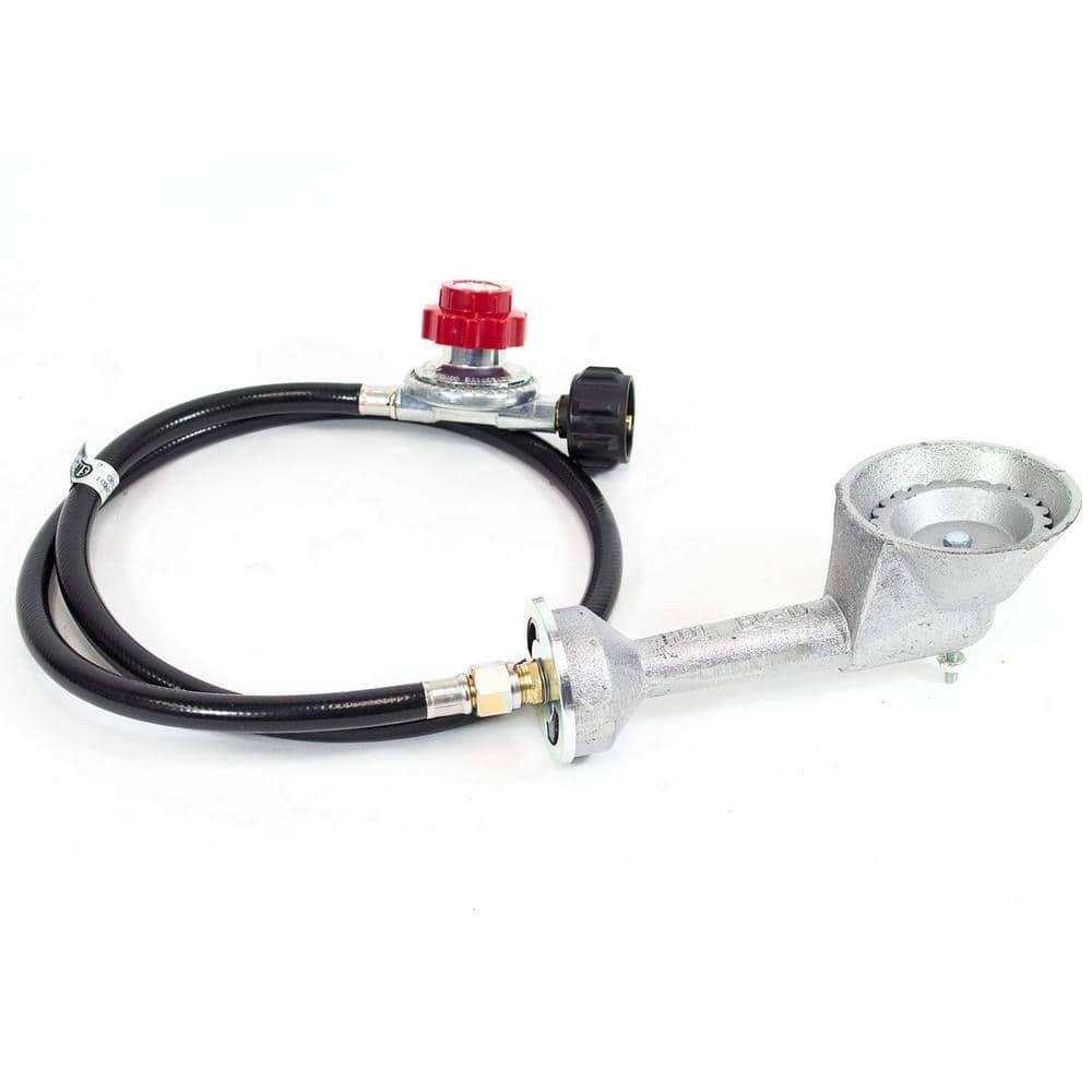 3 in. Single Cast Iron Propane Burner Head Side Burner with Propane Regulator gallery