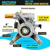 MUTURQ Vertical Pressure Washer Pump 7/8" Shaft, 3000 PSI, 2.5 GPM Replacemen... gallery