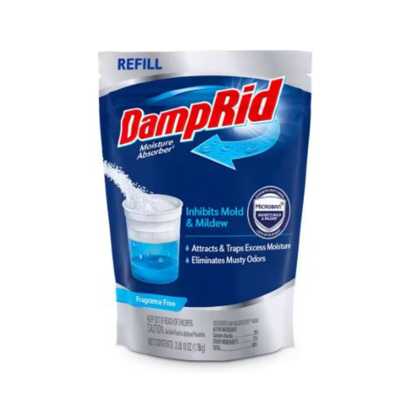 DampRid Moisture Absorber Refill, Fragrance Free, 42 oz. gallery