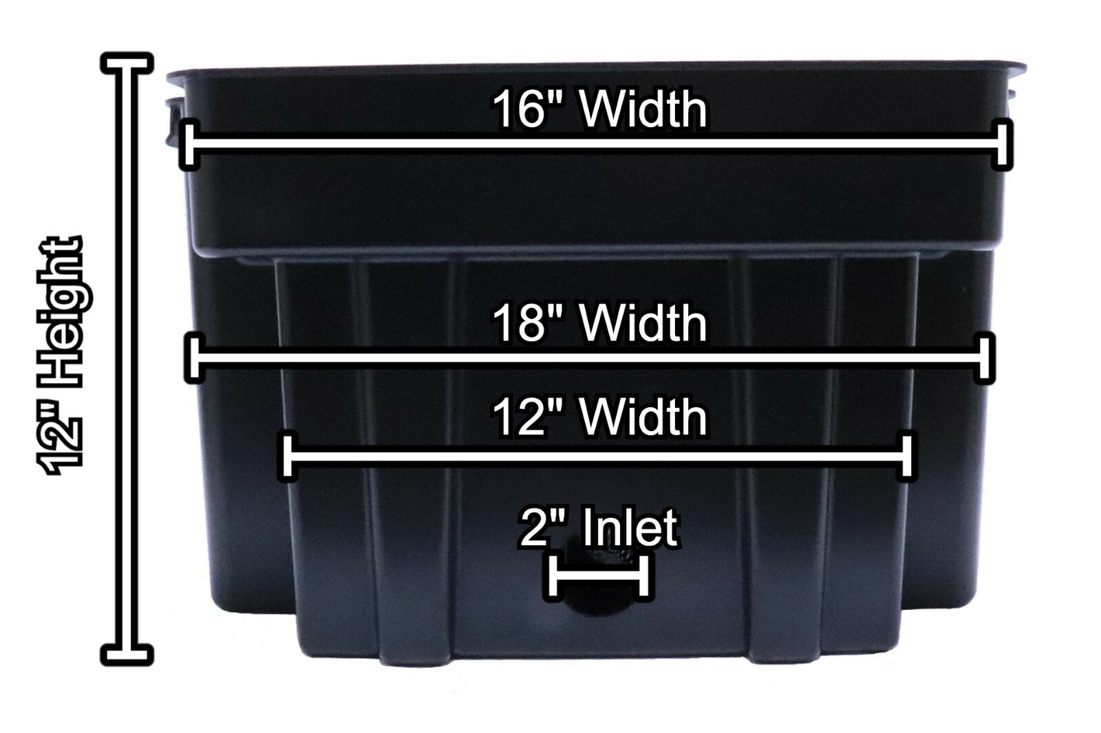 Anjon APF-16 Profalls Biofilter Waterfall 16" Koi Pond Filter Spillway w/media gallery
