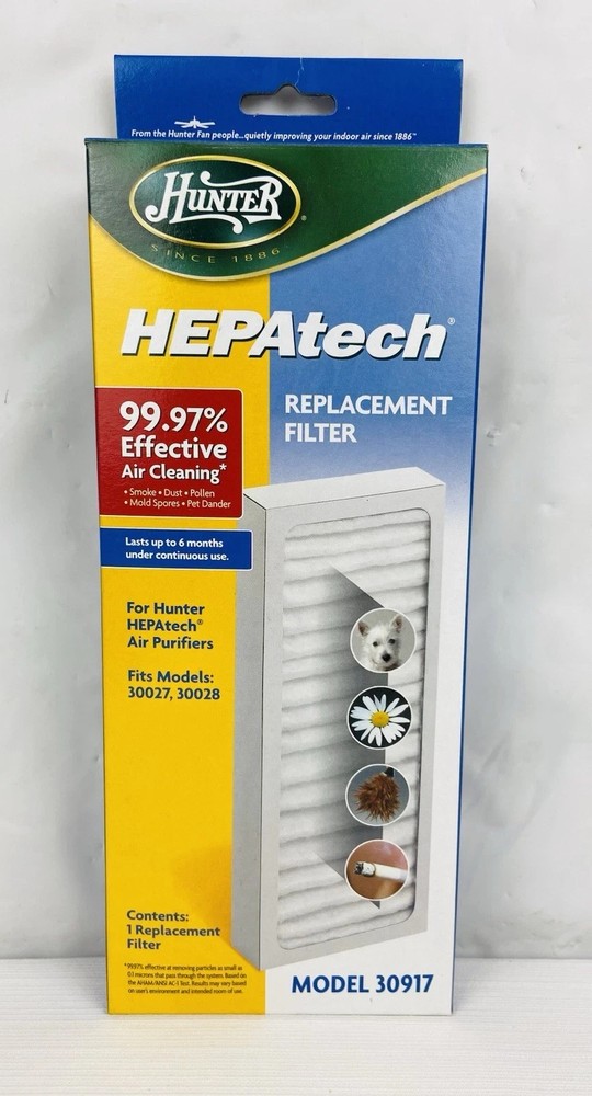 Authentic HUNTER HEPAtech Replacement Filter Model 30917 30027 30028 See details