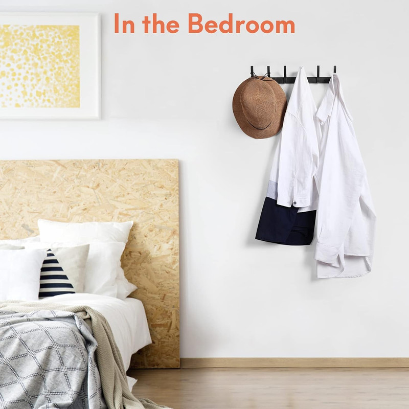 2 Pack Coat Rack Wall Mount, Coat Hooks Wall Mount, Wall Hooks for Hanging, Hat gallery