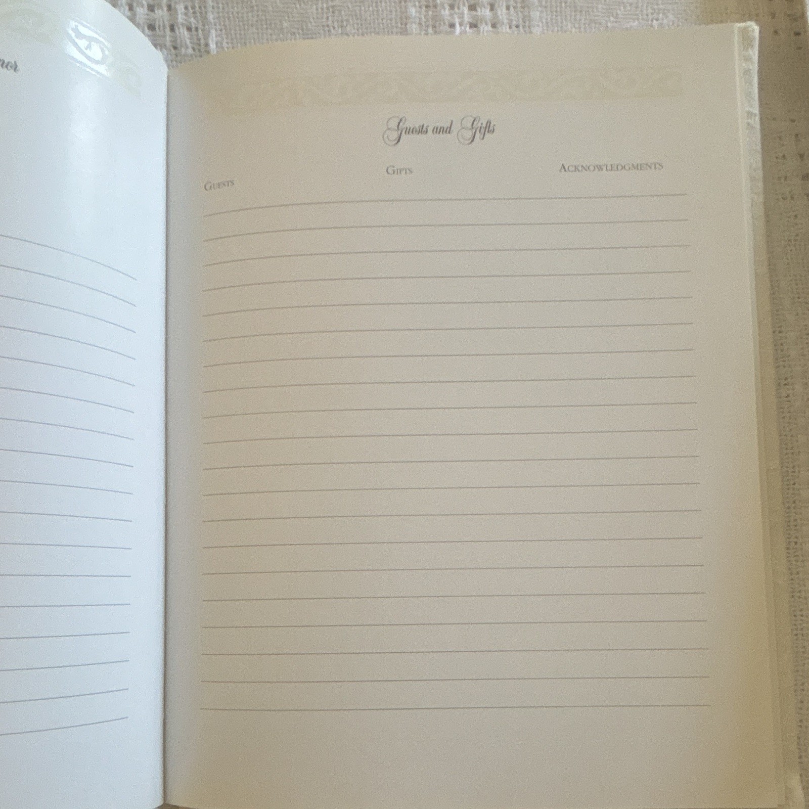 Ivory Lace Wedding Memory Book Traditional Style, Wedding Album gallery