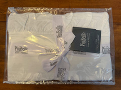 Piu Belle QUEEN Sheet Set 100% Light Gray Cotton Portugal Luxury 4 pc NEW