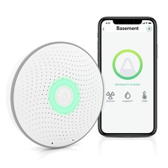 2950 Wave Radon Smart Radon Detector With Humidity Temperature Sensor “ Easyto