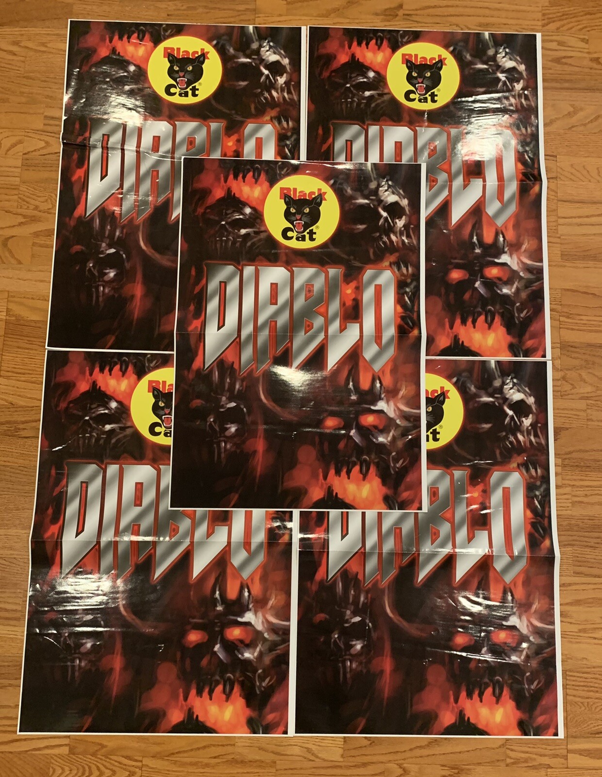 Black Cat Fireworks Diablo 24 Shell Kit 31” x 21.5” Poster gallery