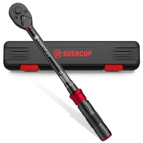 Adjustable 3/8" Drive Click Torque Wrench 5-45 Ft-Lb, 72 Tooth Dual-Direction To gallery