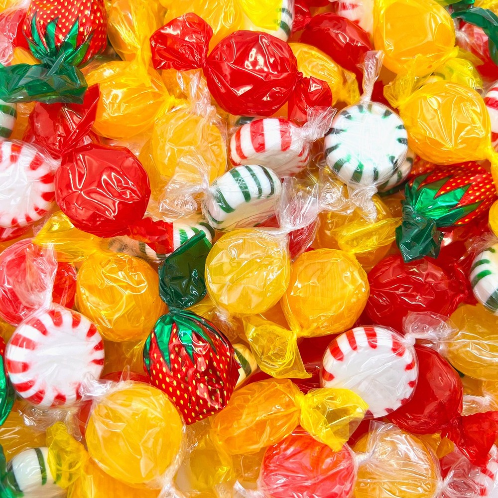 American Old-Fashioned Hard Candy 16 Ounce (Pack of 1), White,Green