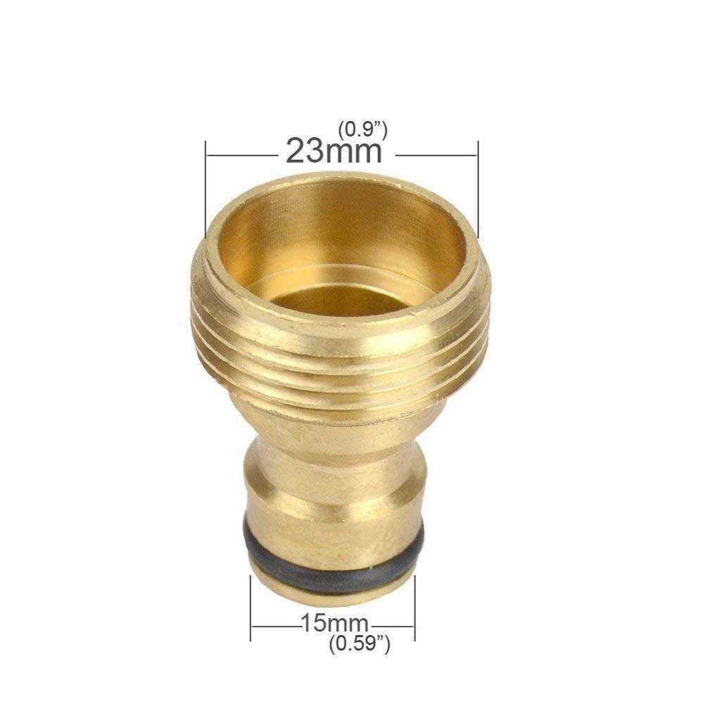 3/4' Garden Hose Quick Connect Water Hose Fit Brass Female Male Connector Set gallery