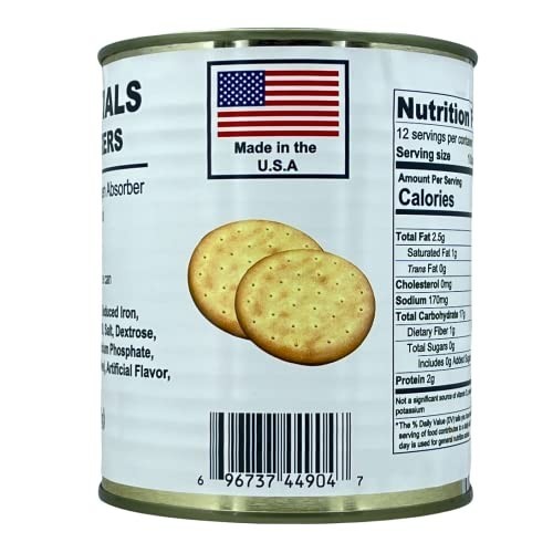 Future Essentials Pilot Bread Survival Crackers, 12-Pack, 30-Year Shelf Life gallery