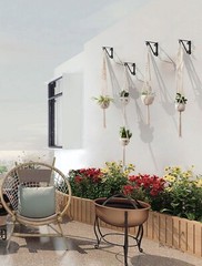 5 Piece Set Macrame Plant Hangers Macrame Plant Hanger With Hooks