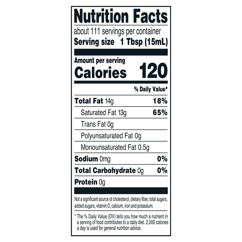 Member's Mark USDA Organic Virgin Coconut Oil Cold Pressed Unrefined, 56 FL OZ gallery