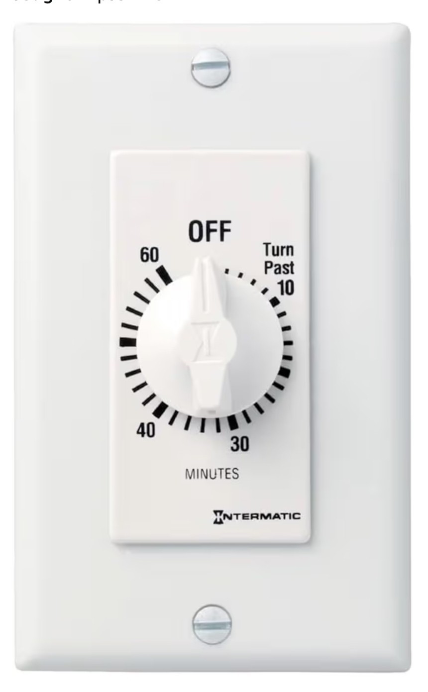Intermatic Fd60mwc Timer, Spring Wound, 60 Min gallery