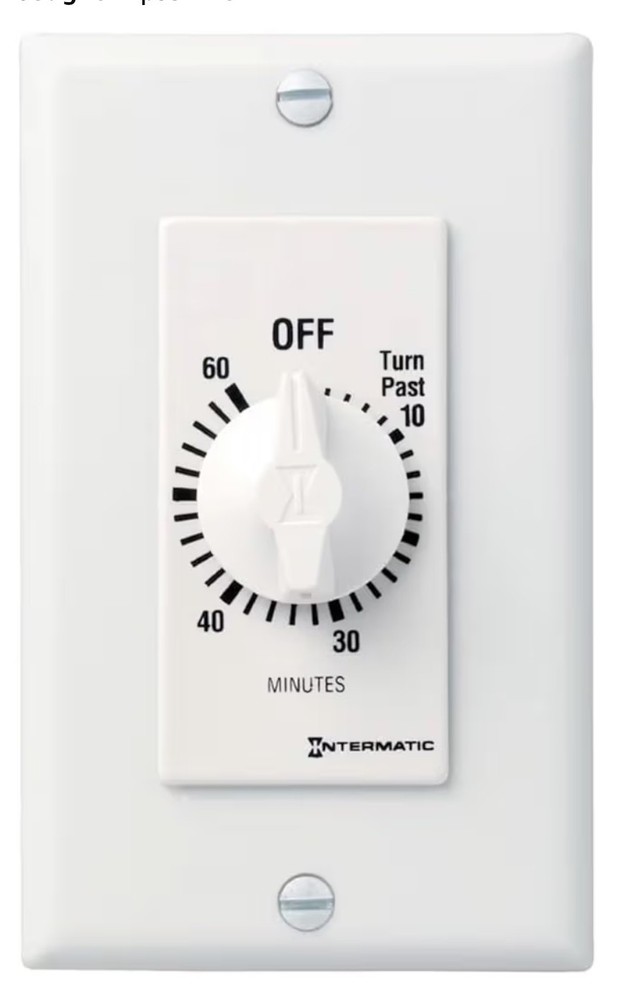 Intermatic Fd60mwc Timer, Spring Wound, 60 Min
