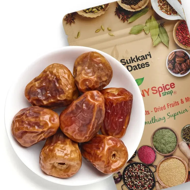 Sukkari Golden Dates - Premium Saudi Date - Fresh Soft Natural Sweet - Free Ship gallery