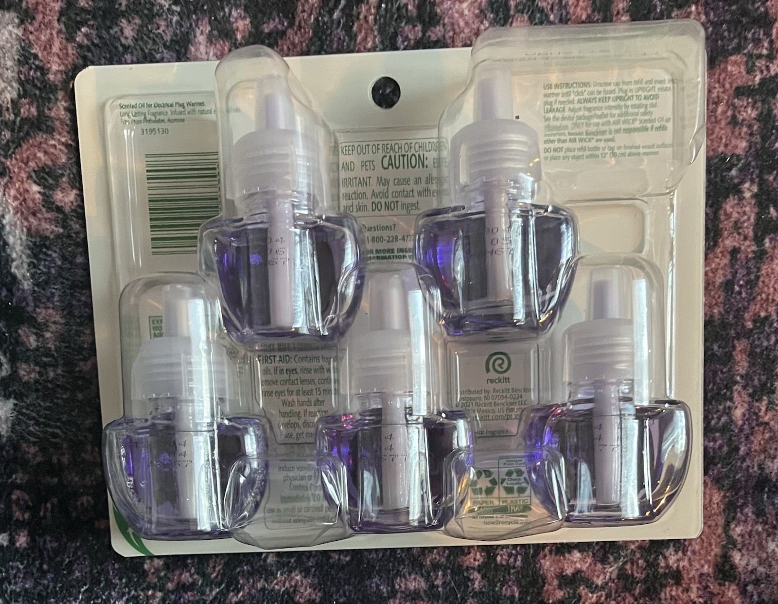 Air Wick 5-Count Lavender Chamomile Scented Oils Refill gallery