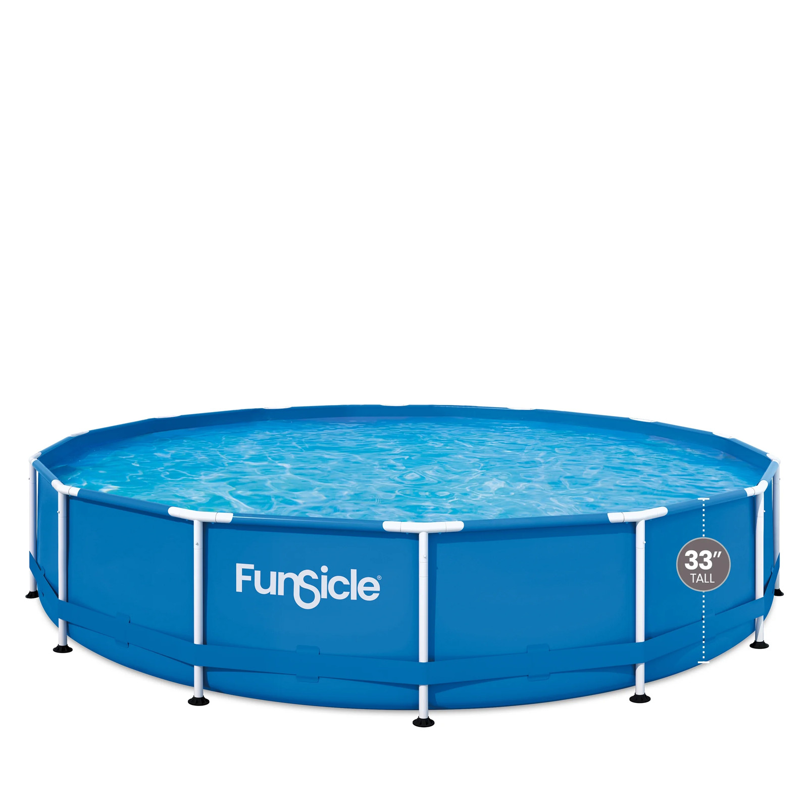 14Ft Round Metal Frame Pool with Skimmerplus Pump - Fun for Ages 6+ gallery