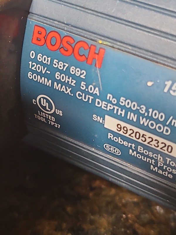 Bosch 120-Volt Variable Speed Top-Handle Corded Jigsaw 1587AVS gallery