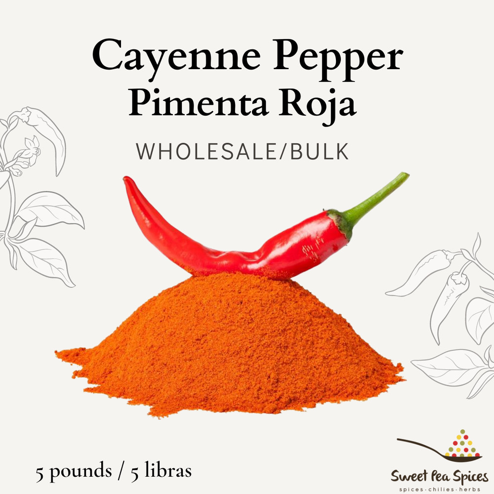Cayenne Pepper Powder 5 Lbs - Pimenta de Cayena En Polvo - Restaurant Spices