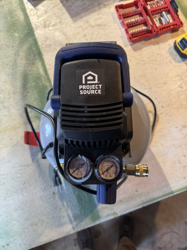 Project Source 3 gallon electric air compressor gallery