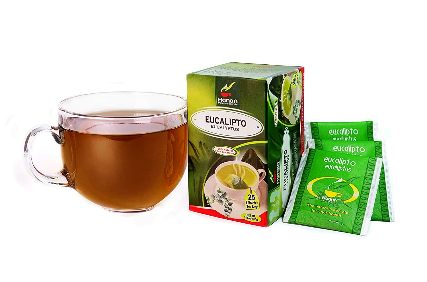 Hanan Peruvian Secrets Eucalyptus Herbal Tea | 100% Natural Eucalyptus Leaves | gallery