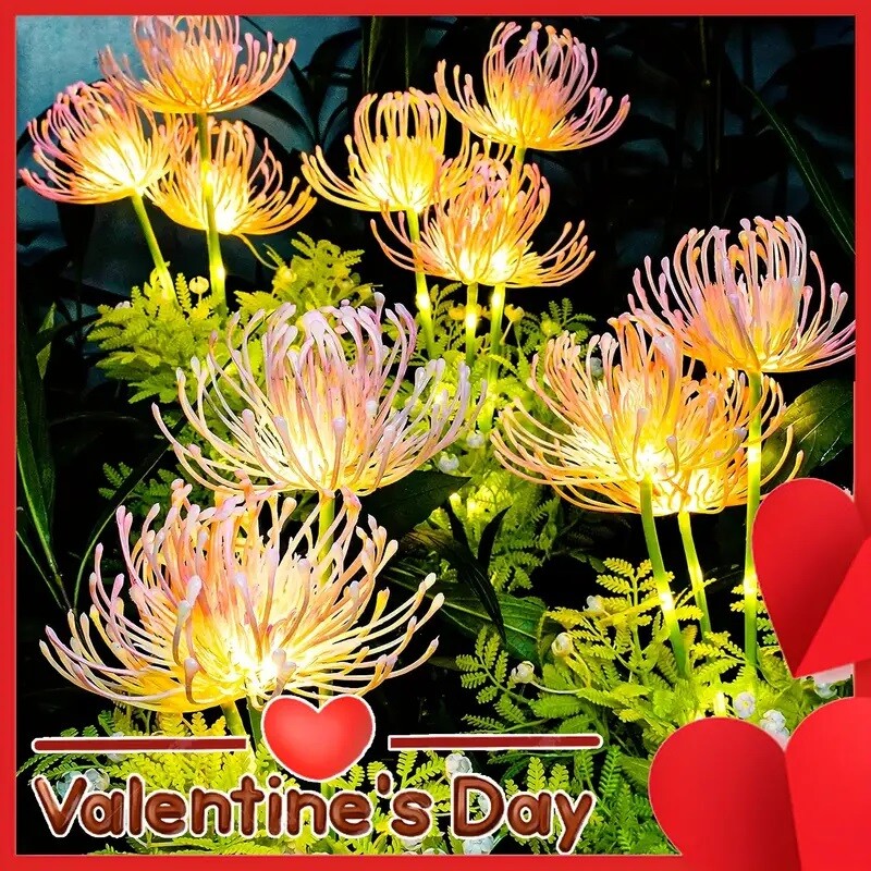 Solar Garden Lights Outdoor Stake Decor LED Lamp Yard Waterproof Patio Flower gallery