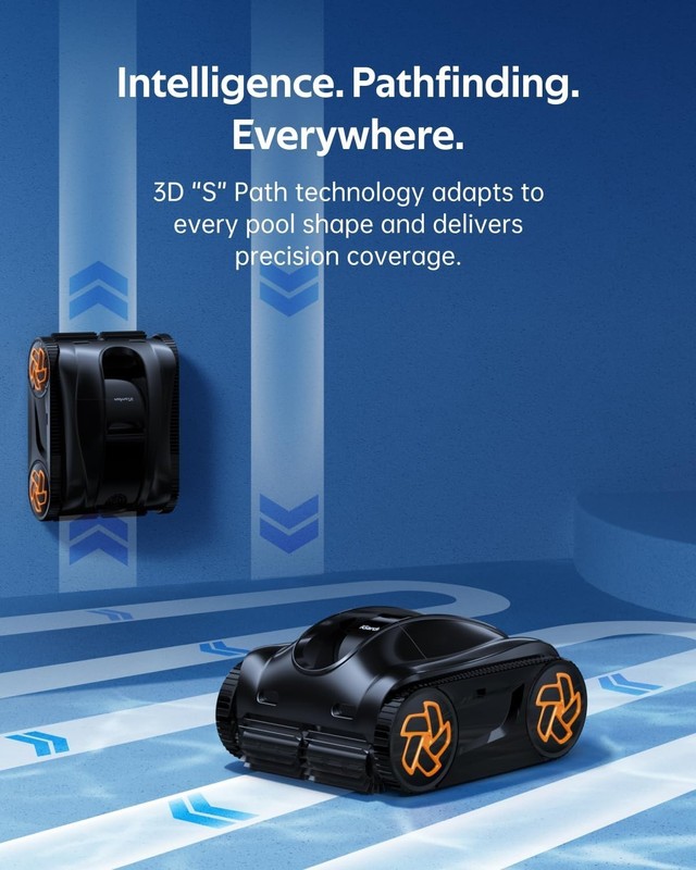 iGarden Pool Cleaner K60, 6H Runtime Cordless Robotic Pool Vacuum gallery